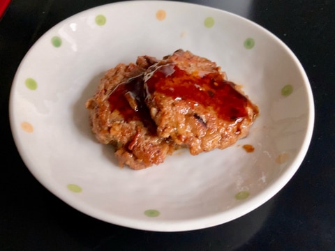 ごぼうにんじんミックスの和風ハンバーグ?